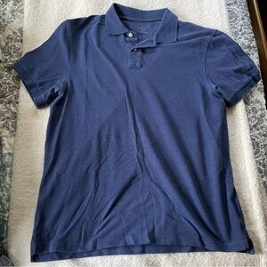 J Crew Men’s Blue Polo Shirt Slim Fit Size Large